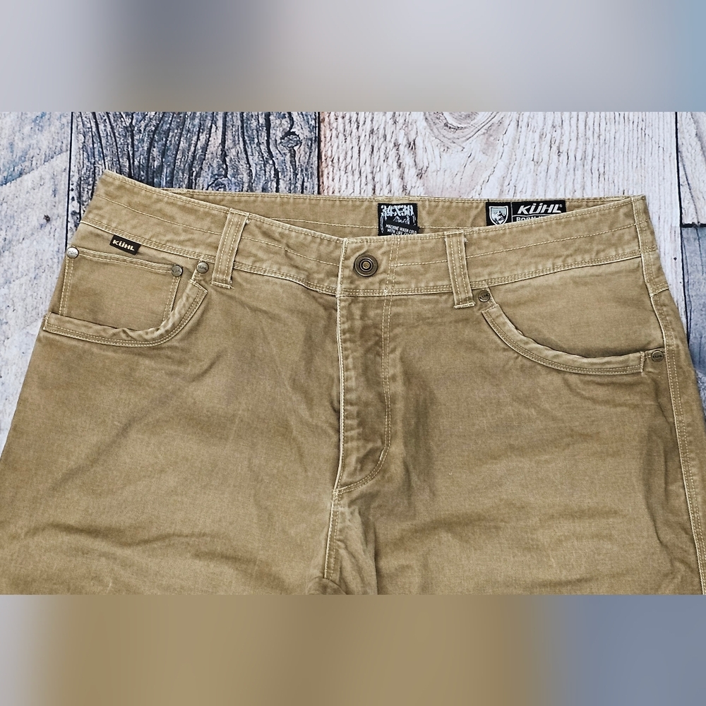 Kuhl Ryder Vintage Patina Dye Pants Men's Size 34x30 Canvas Hiking Adventure - Picture 3 of 14